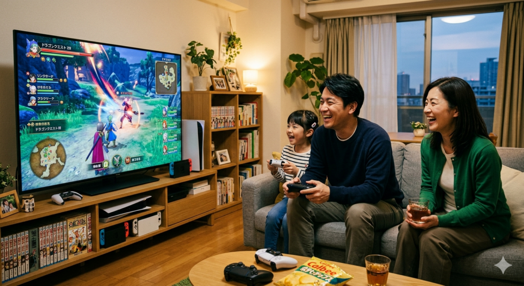 テレビでゲーム