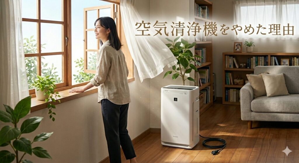 空気清浄機をやめた理由