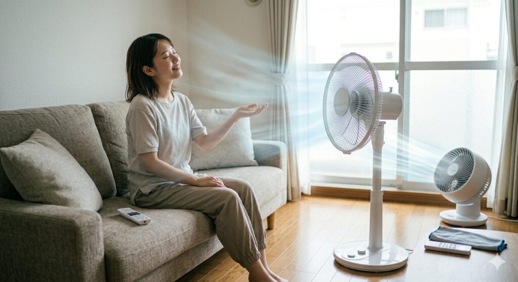 サーキュレーターが扇風機に負けるポイント