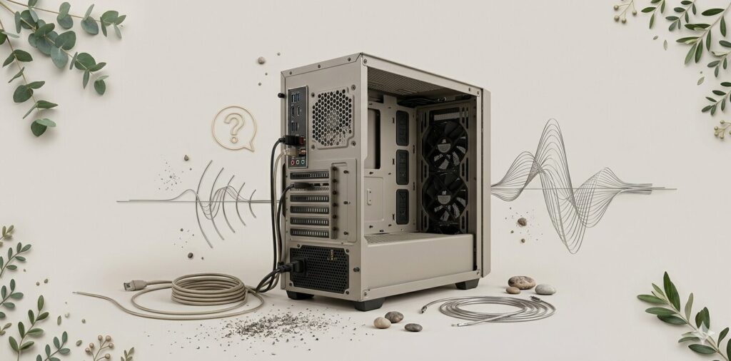 PCがうるさいのは電源ユニットのせい？