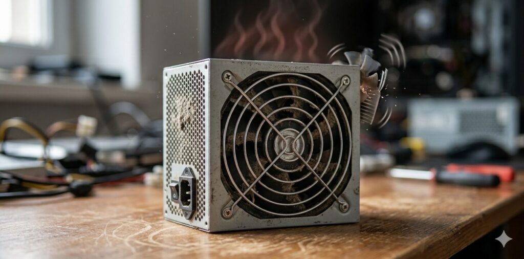 電源ユニットファンがうるさくなる原因