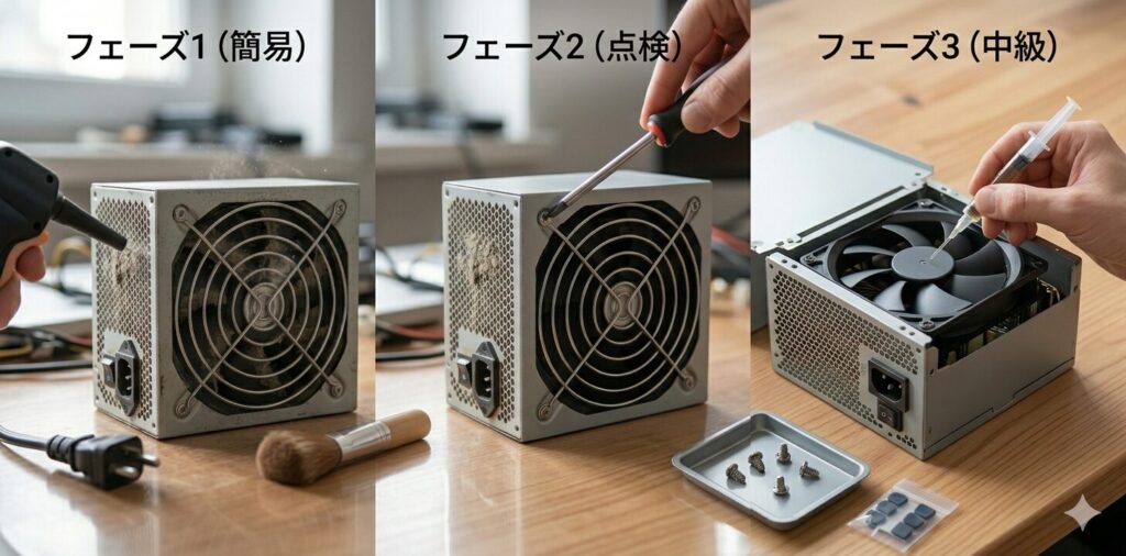 自分でできる対処法と段階的アプローチ